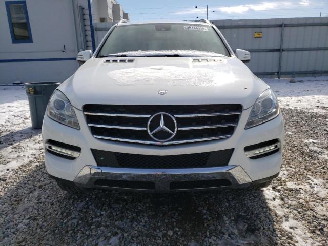 4JGDA5HB6EA396546 - 2014 MERCEDES-BENZ ML 350 4MATIC WHITE photo 5