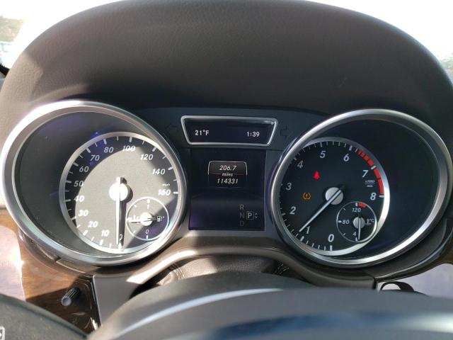 4JGDA5HB6EA396546 - 2014 MERCEDES-BENZ ML 350 4MATIC WHITE photo 9