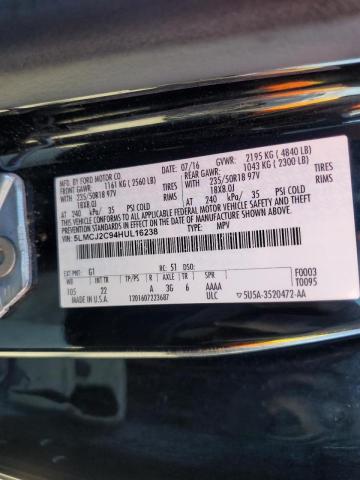 5LMCJ2C94HUL16238 - 2017 LINCOLN MKC SELECT 黑色 照片 12