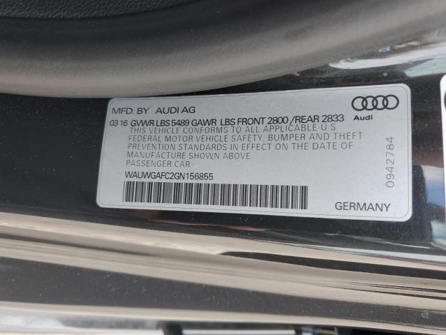 WAUWGAFC2GN156855 - 2016 AUDI A7 PREMIUM PLUS GRAY photo 13