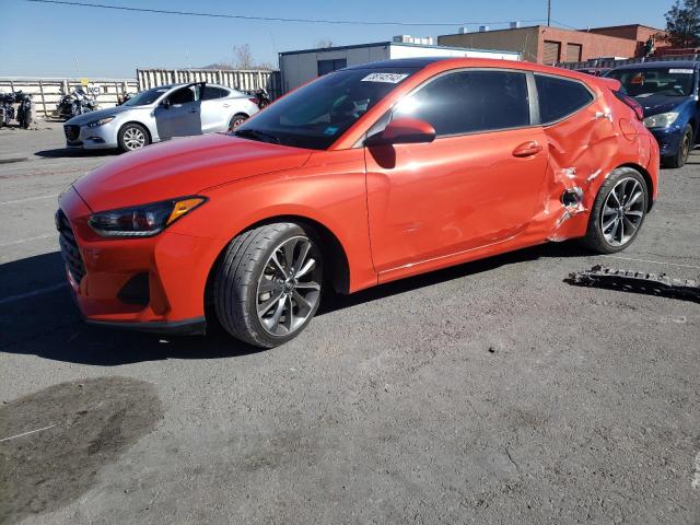 KMHTG6AF8KU005985 - 2019 HYUNDAI VELOSTER BASE ORANGE photo 1