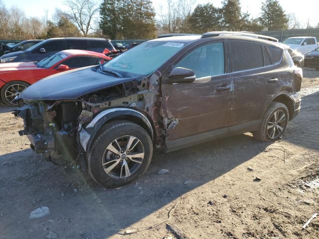 2T3RFREV0JW824611 - 2018 TOYOTA RAV4 ADVENTURE MAROON photo 1