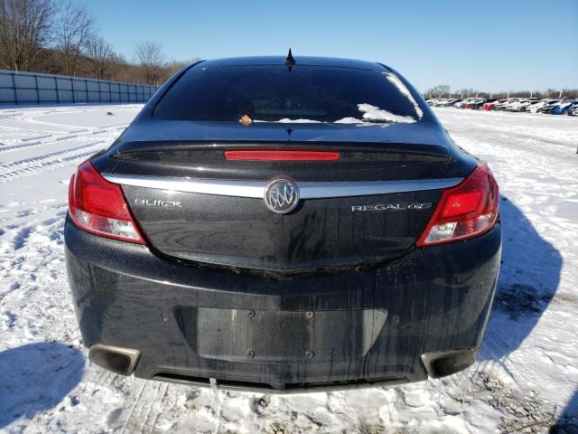 2G4GV5GV1D9249848 - 2013 BUICK REGAL GS BLACK photo 6