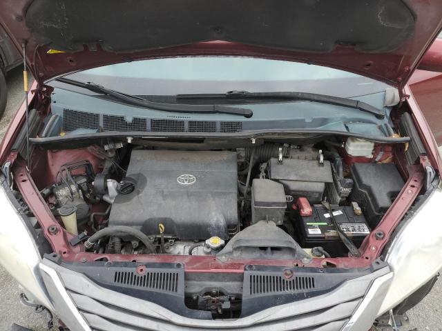 5TDYK3DC4ES489848 - 2014 TOYOTA SIENNA XLE MAROON photo 12