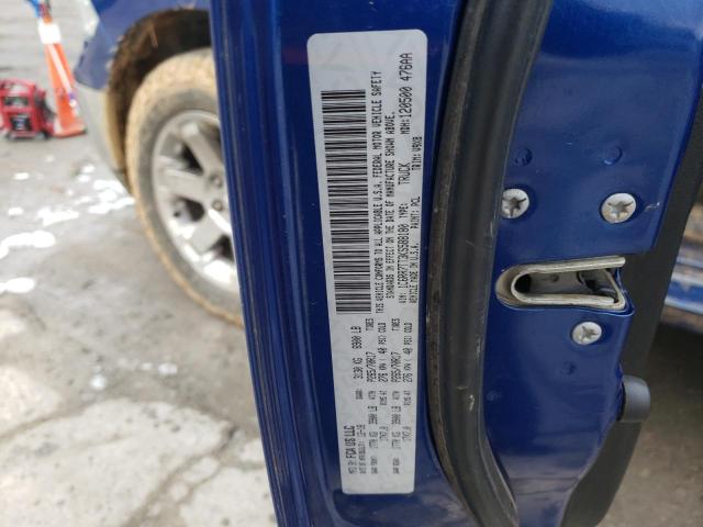 1C6RR7TT3KS588180 - 2019 RAM 1500 CLASS SLT ლურჯი ფოტო 12