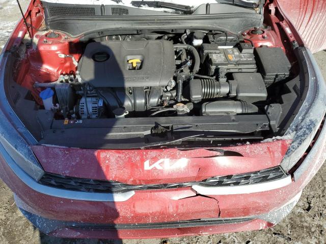 3KPF24AD0PE569218 - 2023 KIA FORTE LX RED photo 11