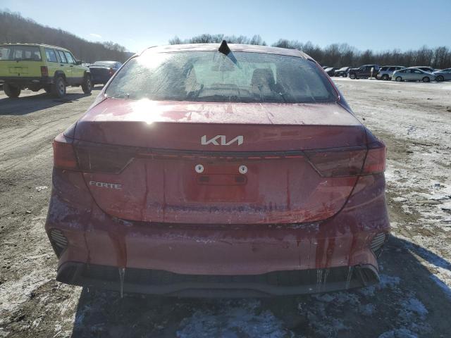 3KPF24AD0PE569218 - 2023 KIA FORTE LX RED photo 6