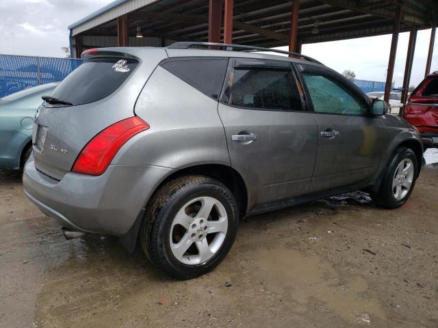 JN8AZ08W15W411273 - 2005 NISSAN MURANO SL GRAY photo 3