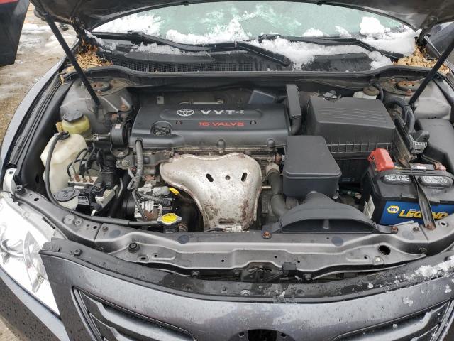 4T4BE46KX7R006676 - 2007 TOYOTA CAMRY CE GRAY photo 11