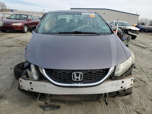 19XFB2F57EE029528 - 2014 HONDA CIVIC LX GRAY photo 5