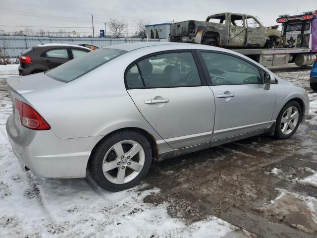 2HGFA16988H111469 - 2008 HONDA CIVIC EXL SILVER photo 3