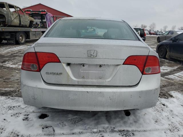 2HGFA16988H111469 - 2008 HONDA CIVIC EXL SILVER photo 6