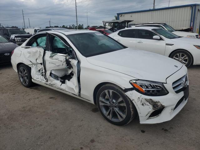 55SWF8DB7KU308496 - 2019 MERCEDES-BENZ C 300 WHITE photo 4