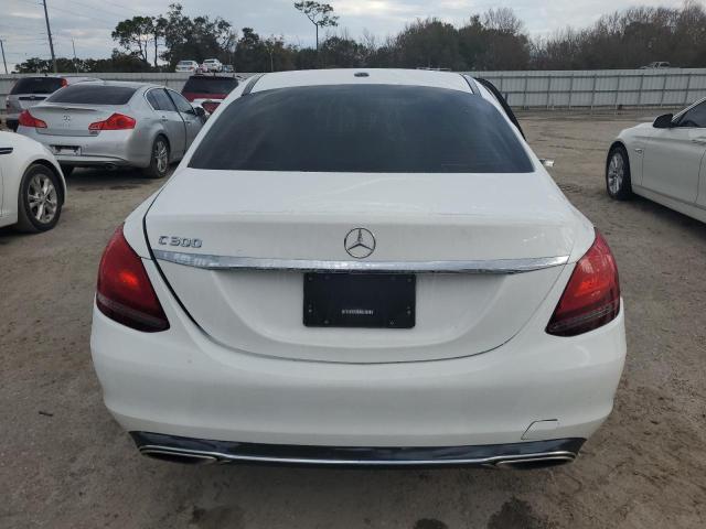 55SWF8DB7KU308496 - 2019 MERCEDES-BENZ C 300 WHITE photo 6