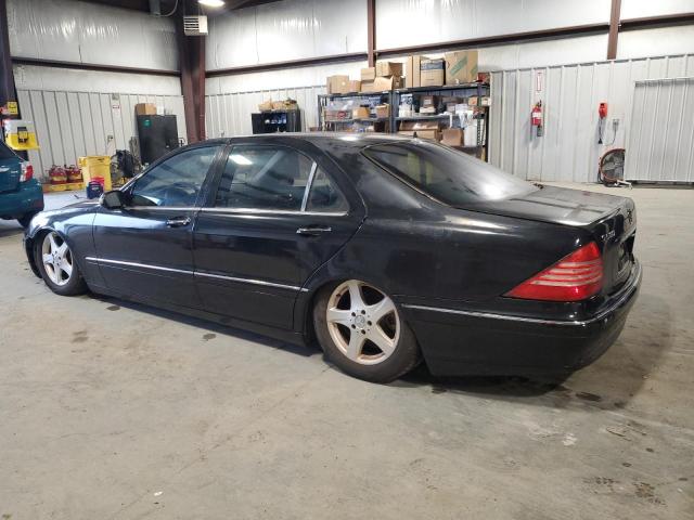 WDBNG75J54A391429 - 2004 MERCEDES-BENZ S 500 BLACK photo 2