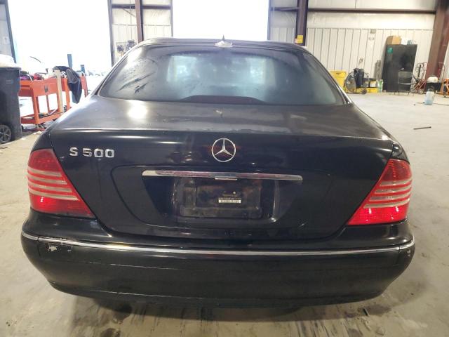 WDBNG75J54A391429 - 2004 MERCEDES-BENZ S 500 BLACK photo 6