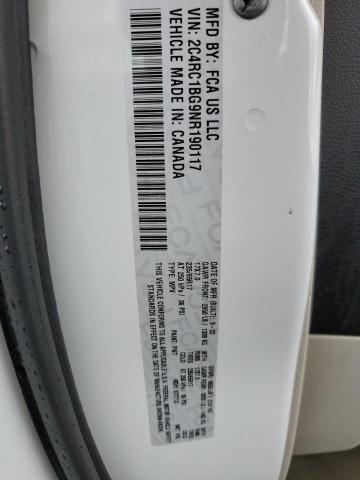 2C4RC1BG9NR190117 - 2022 CHRYSLER PACIFICA TOURING L 白色 照片 13