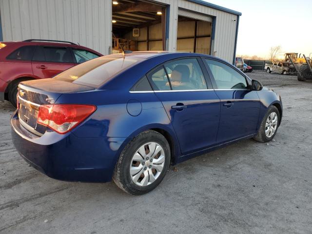 1G1PC5SH5C7265460 - 2012 CHEVROLET CRUZE LS BLUE photo 3