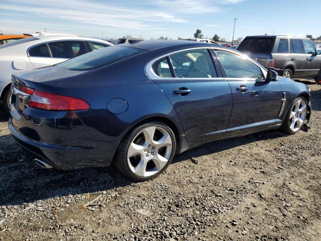 SAJWA07C191R00034 - 2009 JAGUAR XF SUPERCHARGED BLUE photo 3