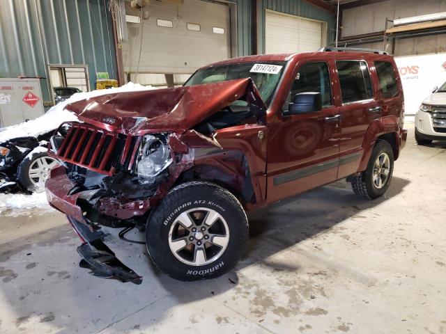 1J8GN28K18W257963 - 2008 JEEP LIBERTY SPORT RED photo 1