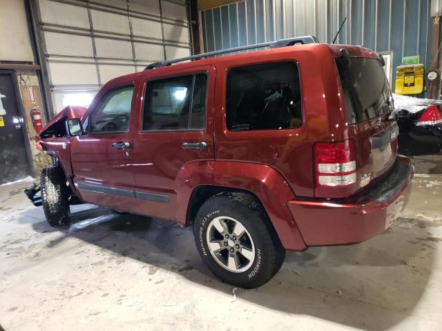 1J8GN28K18W257963 - 2008 JEEP LIBERTY SPORT RED photo 2