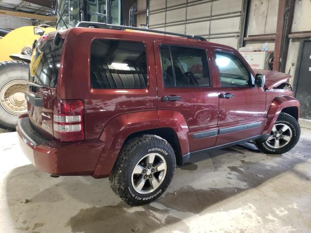 1J8GN28K18W257963 - 2008 JEEP LIBERTY SPORT RED photo 3