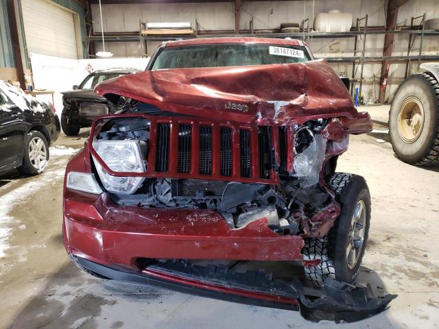 1J8GN28K18W257963 - 2008 JEEP LIBERTY SPORT RED photo 5