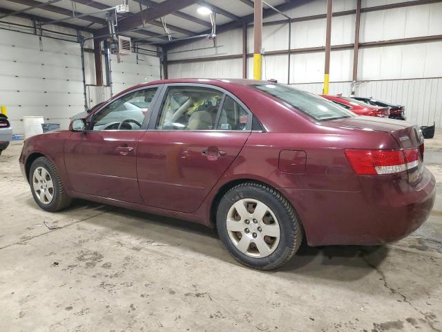 5NPET46C78H317178 - 2008 HYUNDAI SONATA GLS BURGUNDY photo 2