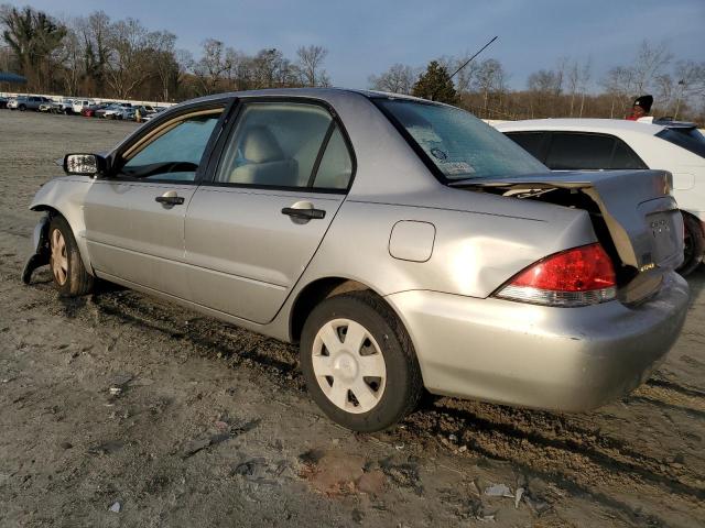 JA3AJ26E54U032245 - 2004 MITSUBISHI LANCER ES SILVER photo 2