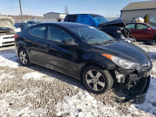 5NPDH4AE6DH388078 - 2013 HYUNDAI ELANTRA GLS BLACK photo 4