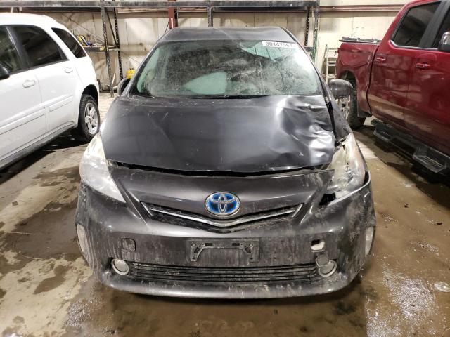 JTDZN3EU5D3236198 - 2013 TOYOTA PRIUS V GRAY photo 5