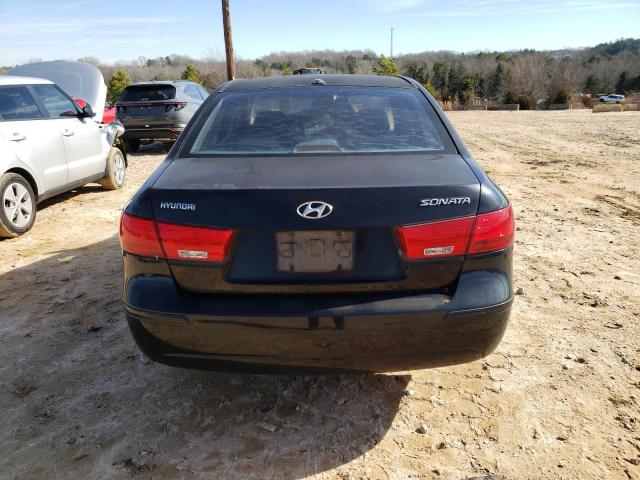 5NPET46C89H485204 - 2009 HYUNDAI SONATA GLS BLACK photo 6