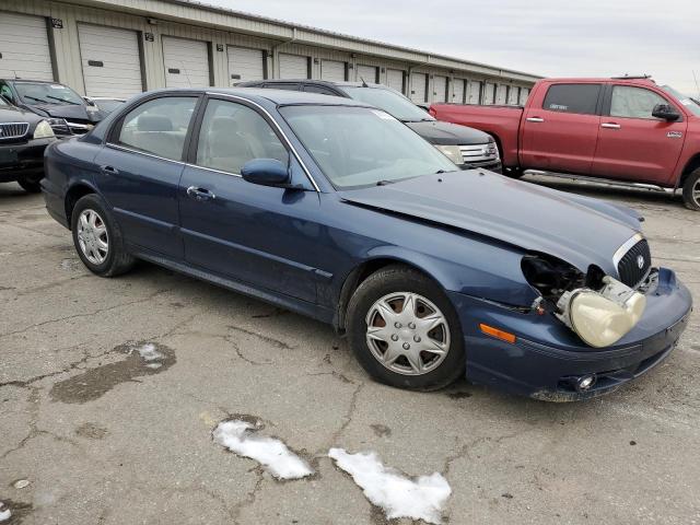 KMHWF25S74A030008 - 2004 HYUNDAI SONATA GL BLUE photo 4