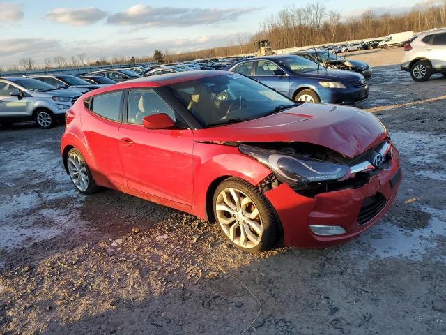 KMHTC6AD3CU058203 - 2012 HYUNDAI VELOSTER RED photo 4