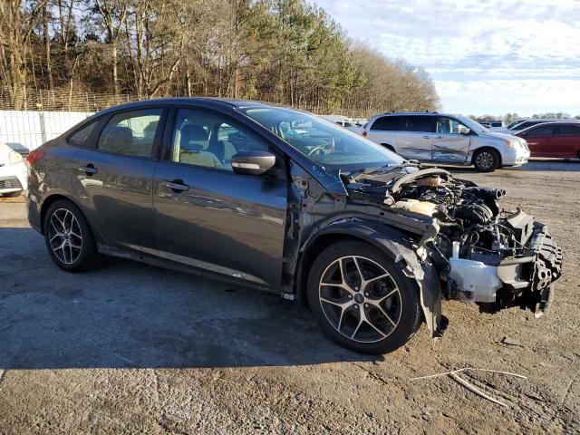 1FADP3H2XHL234330 - 2017 FORD FOCUS SEL GRAY photo 4