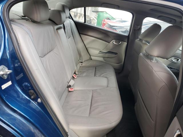 19XFB2F91CE036216 - 2012 HONDA CIVIC EXL ლურჯი ფოტო 10