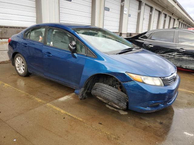 19XFB2F91CE036216 - 2012 HONDA CIVIC EXL ლურჯი ფოტო 4