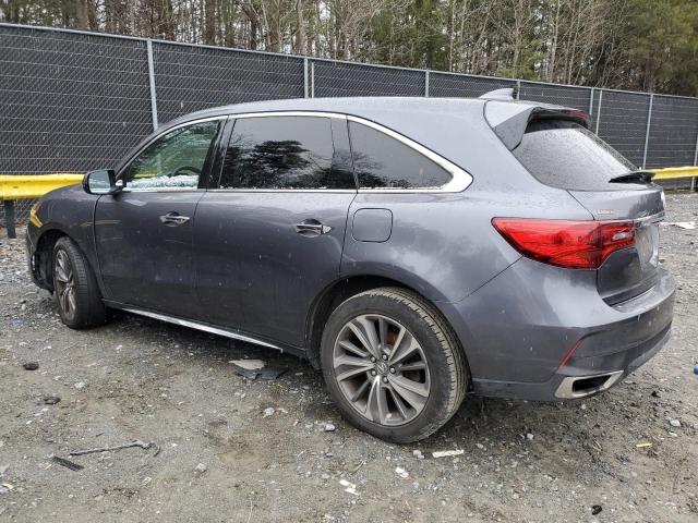 5FRYD4H57HB013810 - 2017 ACURA MDX TECHNOLOGY GRAY photo 2