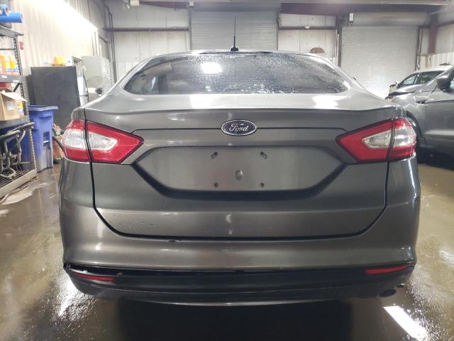 3FA6P0HD8ER214339 - 2014 FORD FUSION SE GRAY photo 6