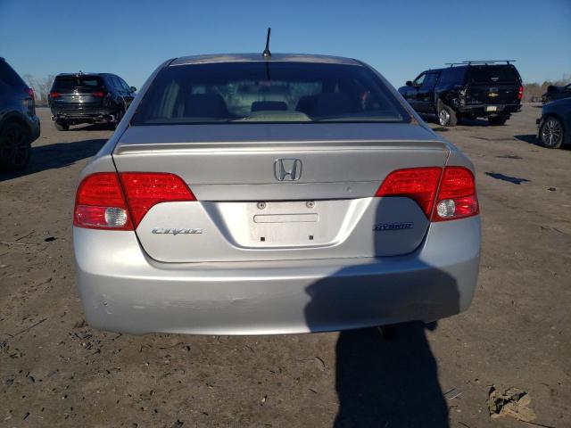 JHMFA36246S014660 - 2006 HONDA CIVIC HYBRID SILVER photo 6