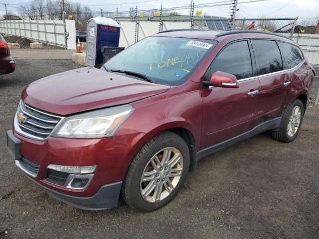 1GNKVGKD8FJ355754 - 2015 CHEVROLET TRAVERSE LT RED photo 1