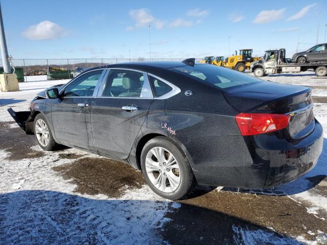 2G1115SL7F9135196 - 2015 CHEVROLET IMPALA LT BLACK photo 2