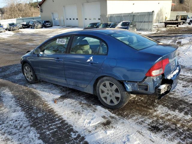 2HGFA1F55BH508285 - 2011 HONDA CIVIC LX BLUE photo 2