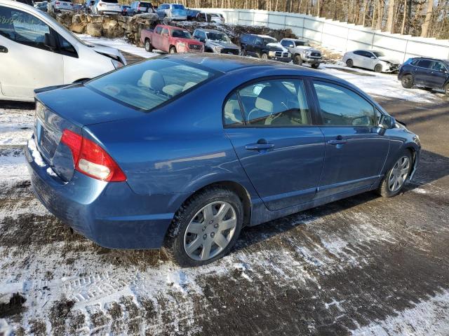 2HGFA1F55BH508285 - 2011 HONDA CIVIC LX BLUE photo 3