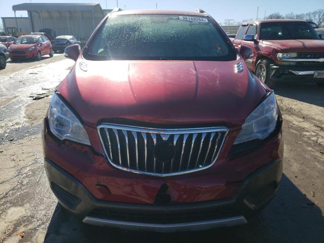 KL4CJASB1GB516021 - 2016 BUICK ENCORE RED photo 5