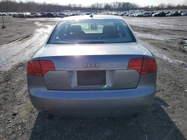 WAUDF78EX6A276873 - 2006 AUDI A4 2.0T QUATTRO GRAY photo 6