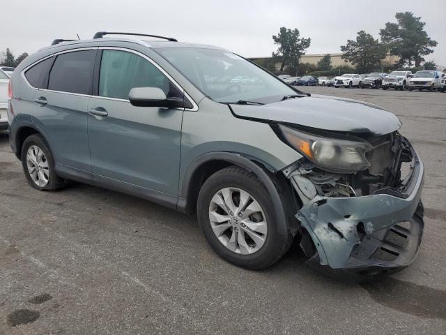 5J6RM3H7XCL016461 - 2012 HONDA CR-V EXL TEAL photo 4