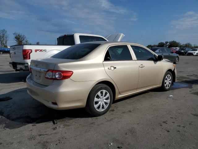 2T1BU4EE5DC016795 - 2013 TOYOTA COROLLA BASE 金色 照片 3