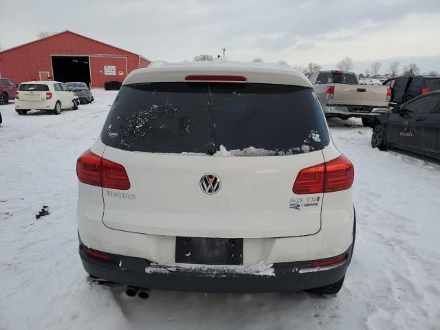 WVGJV3AX1EW023600 - 2014 VOLKSWAGEN TIGUAN S WHITE photo 6