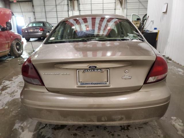 1FAFP56U35A299245 - 2005 FORD TAURUS SEL BEIGE photo 6